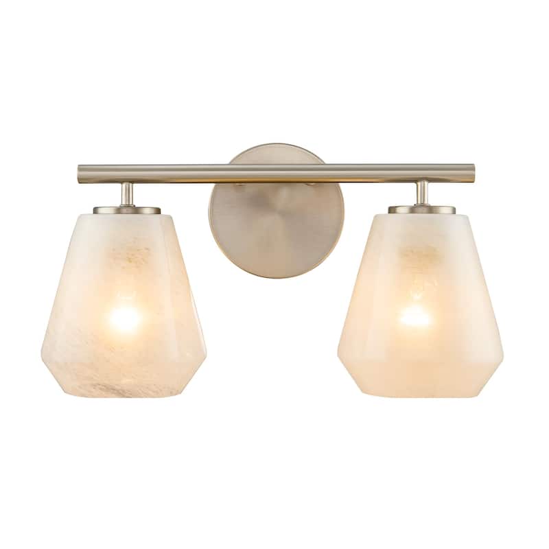 Artcraft Brooke Bathroom Vanity - Wispy White Glassware Shade