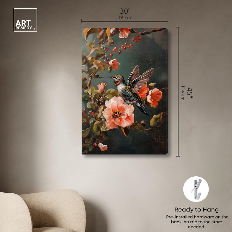 Whirring Wings I Canvas by Art Remedy, Gallery Wrapped