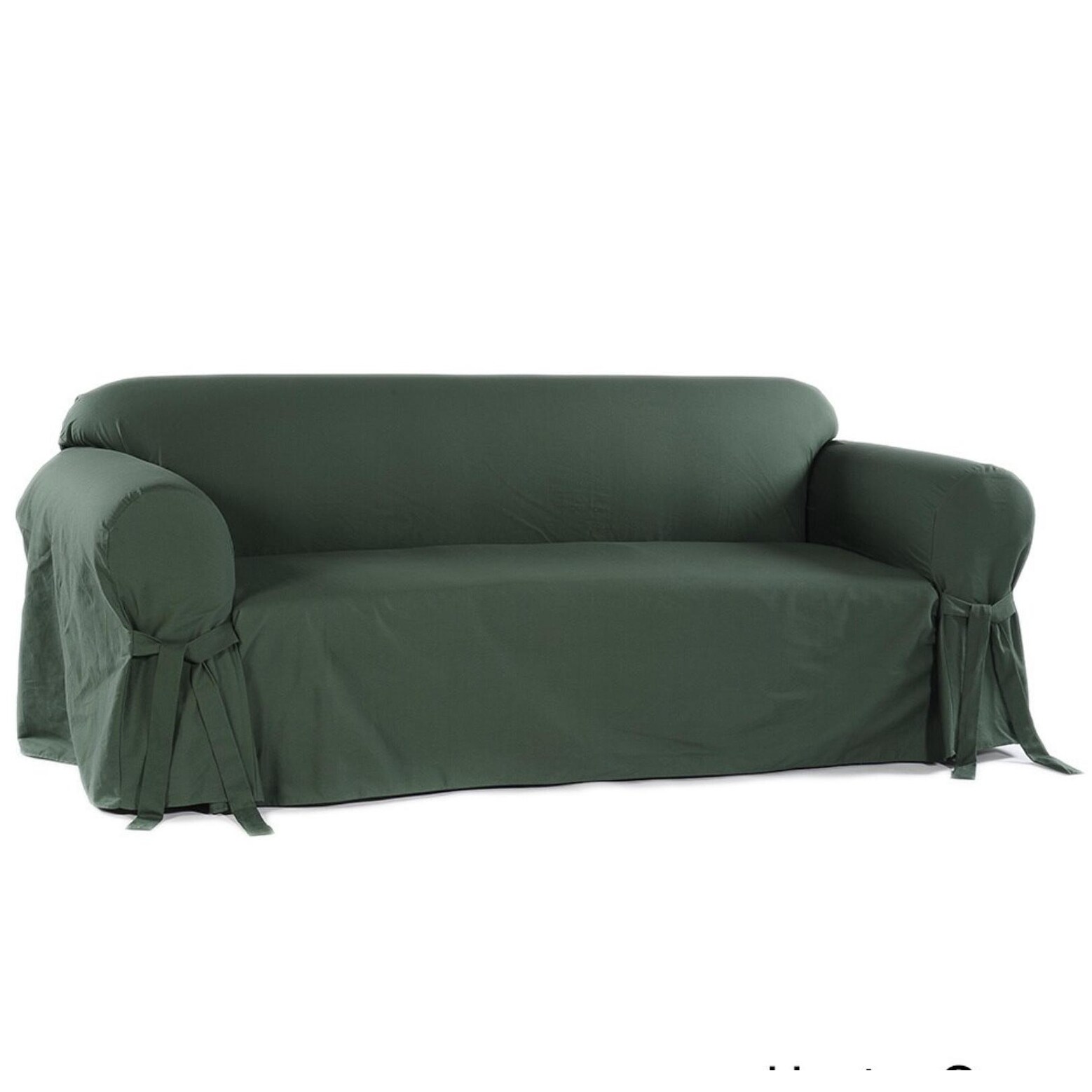 Denim Sofa Scroll One Piece Loveseat Slipcover SureFit Best