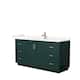 Option Green, Nickel Trim, Giotto Quartz Top