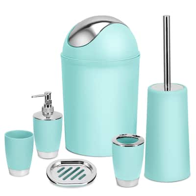6 Pack Bathroom Accessories Set