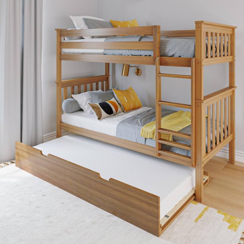 Max and Lily Twin over Twin Bunk Bed with Trundle