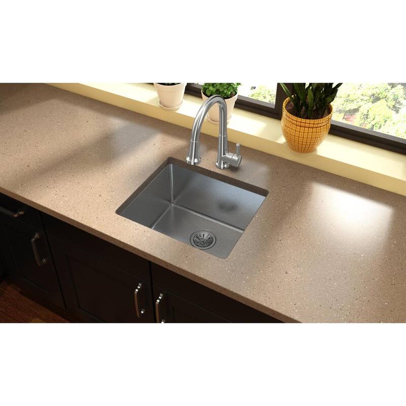 Elkay Crosstown 21-1/2" Undermount Single Basin Stainless Steel