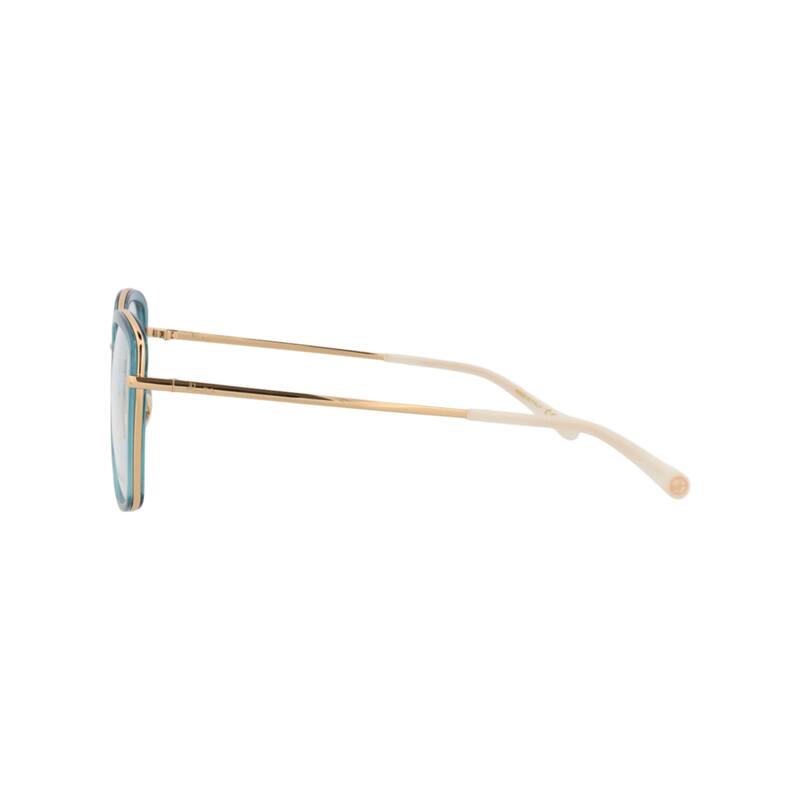 Pomellato Square-Frame Acetate Optical Frames - Blue Gold Transparent - N/A
