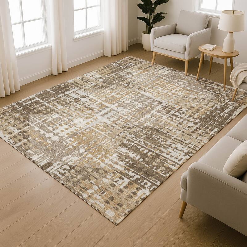 Premium Washable Super Soft Hatch Diamond Mayfield Rug