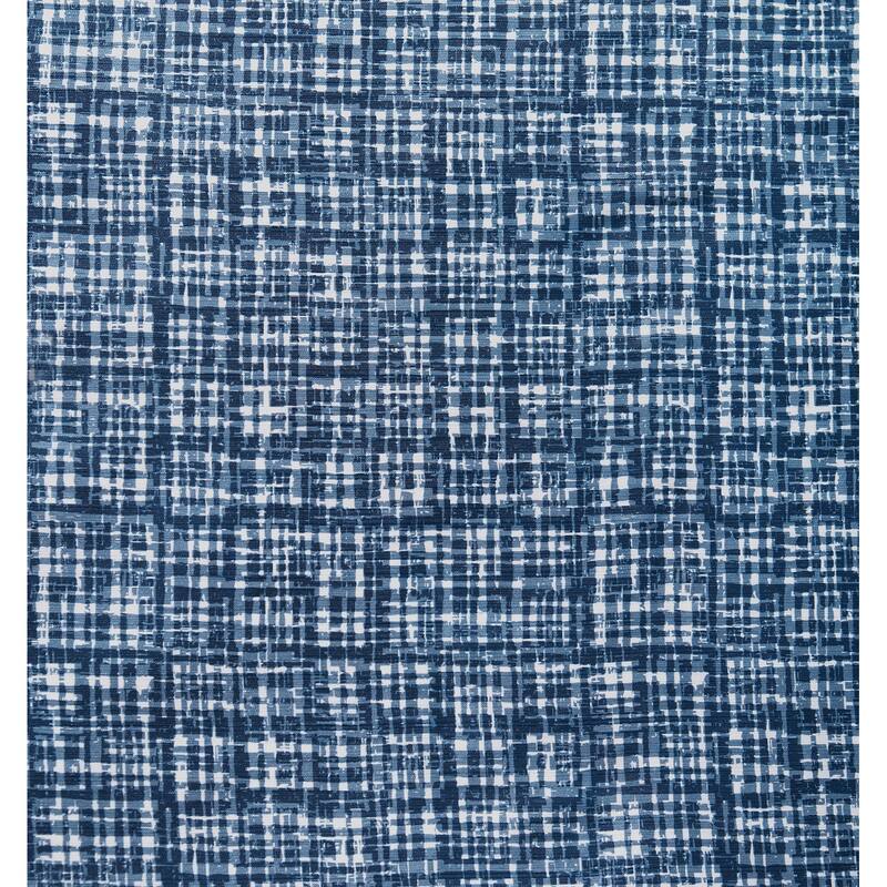 DESIGN STUDIO Printed Polyester Canvas Shower Curtain