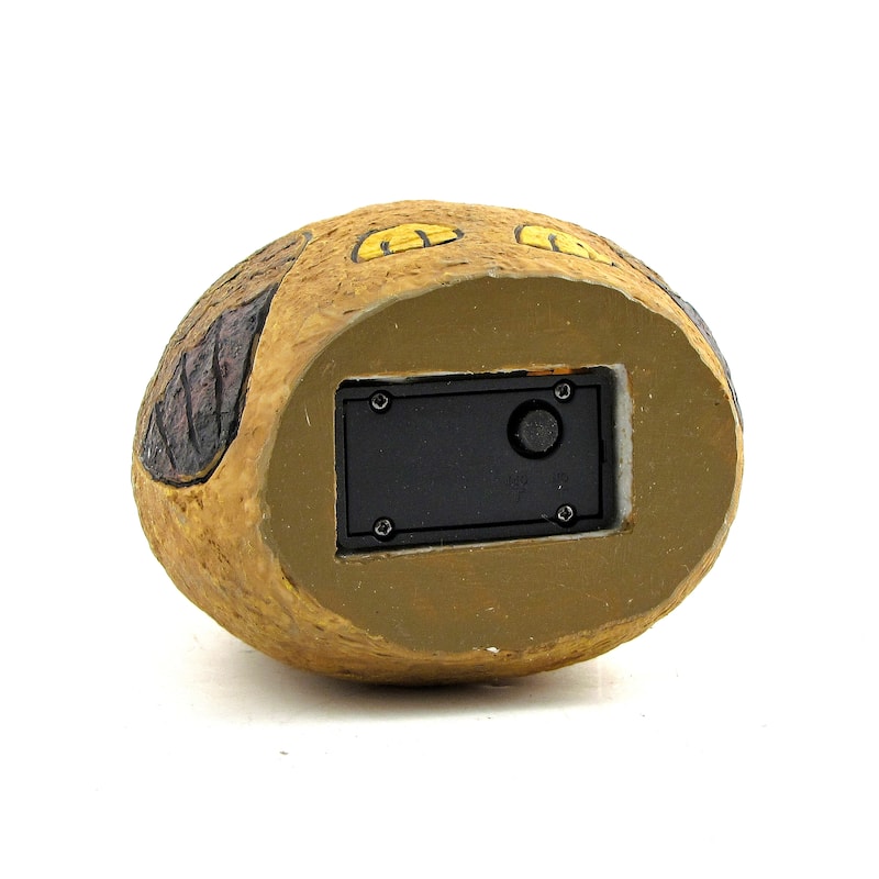 Set of 3 Solar Owl Figurines - 5.1"X4"X7"H.