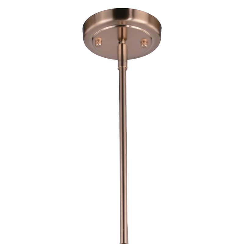Madison 7 Light Bronze Mid-Century Modern Chandelier - 35.5-in W x 20.25-in H x 34.75-in D