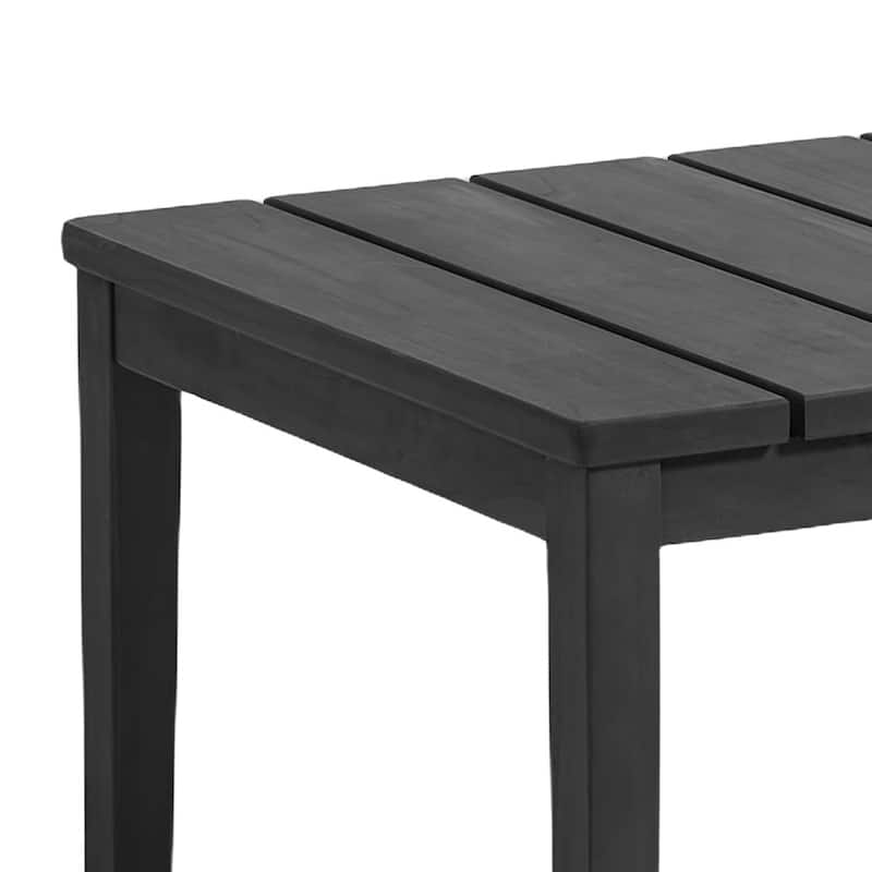 Casual 53"W Outdoor Patio Loveseat Set In Solid Teak Wood with Cushion