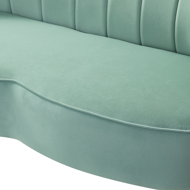Xabier 52''Loveseat with Flower Shaped Back Design
