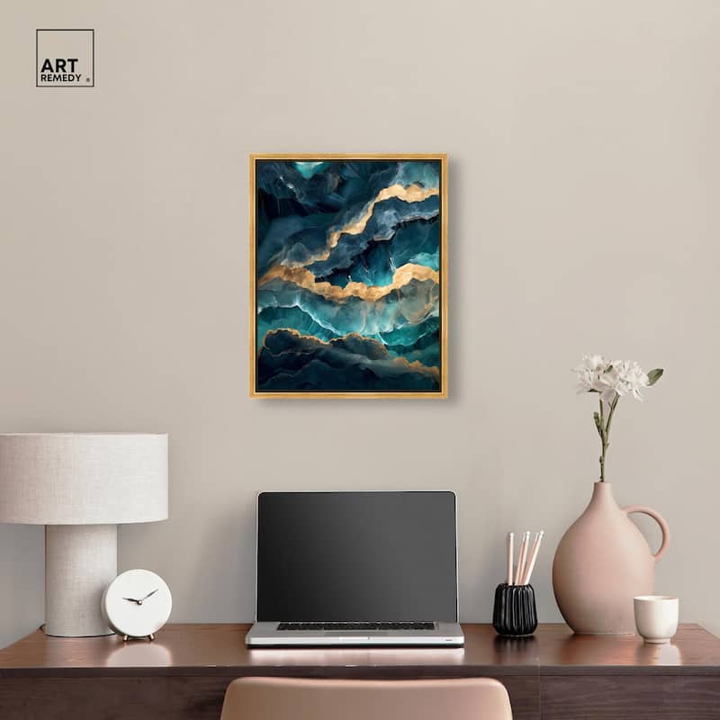 Power Edge I Canvas by Art Remedy