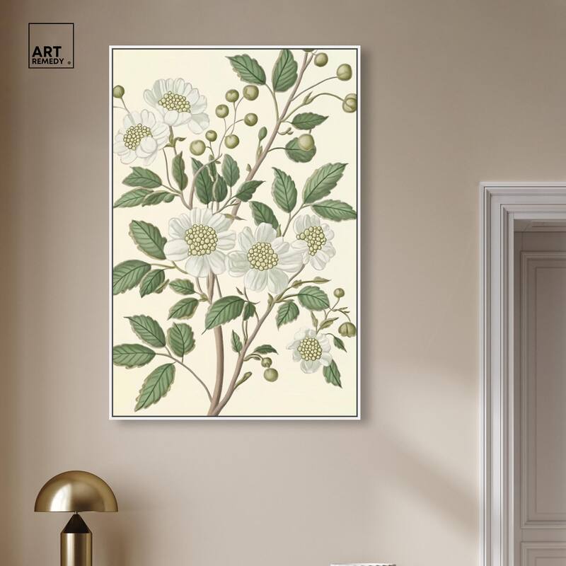 White Cherokee IV Canvas by Art Remedy