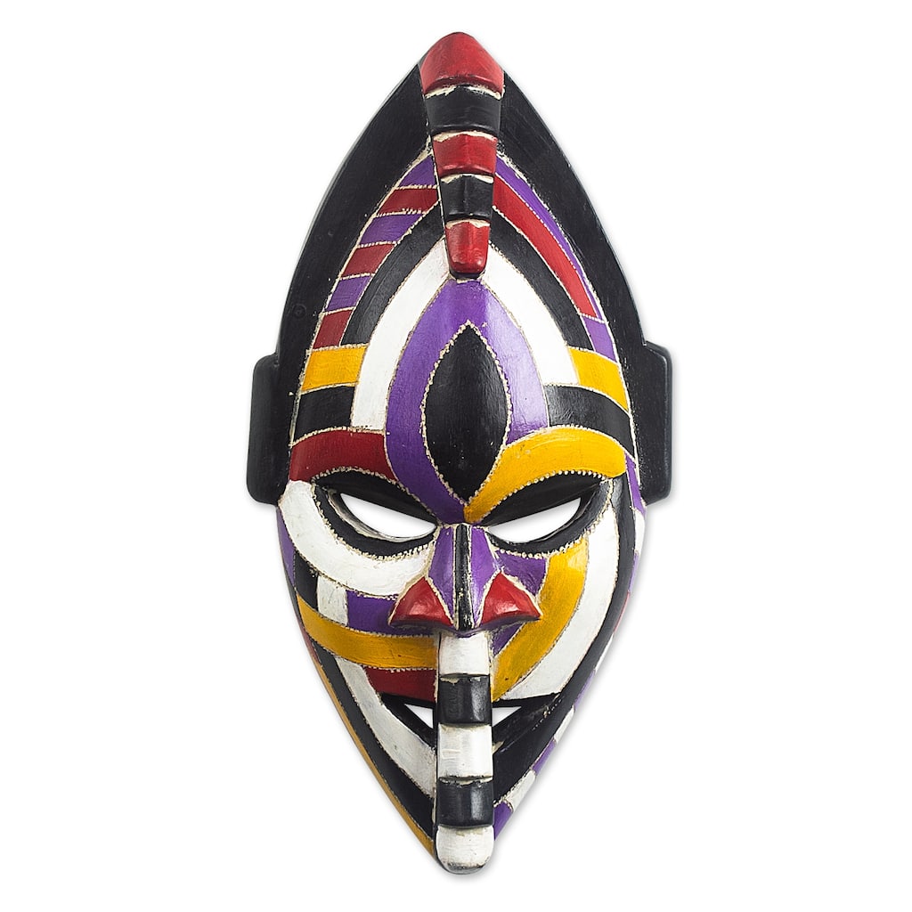 Novica Handmade Dimena African Wood Mask