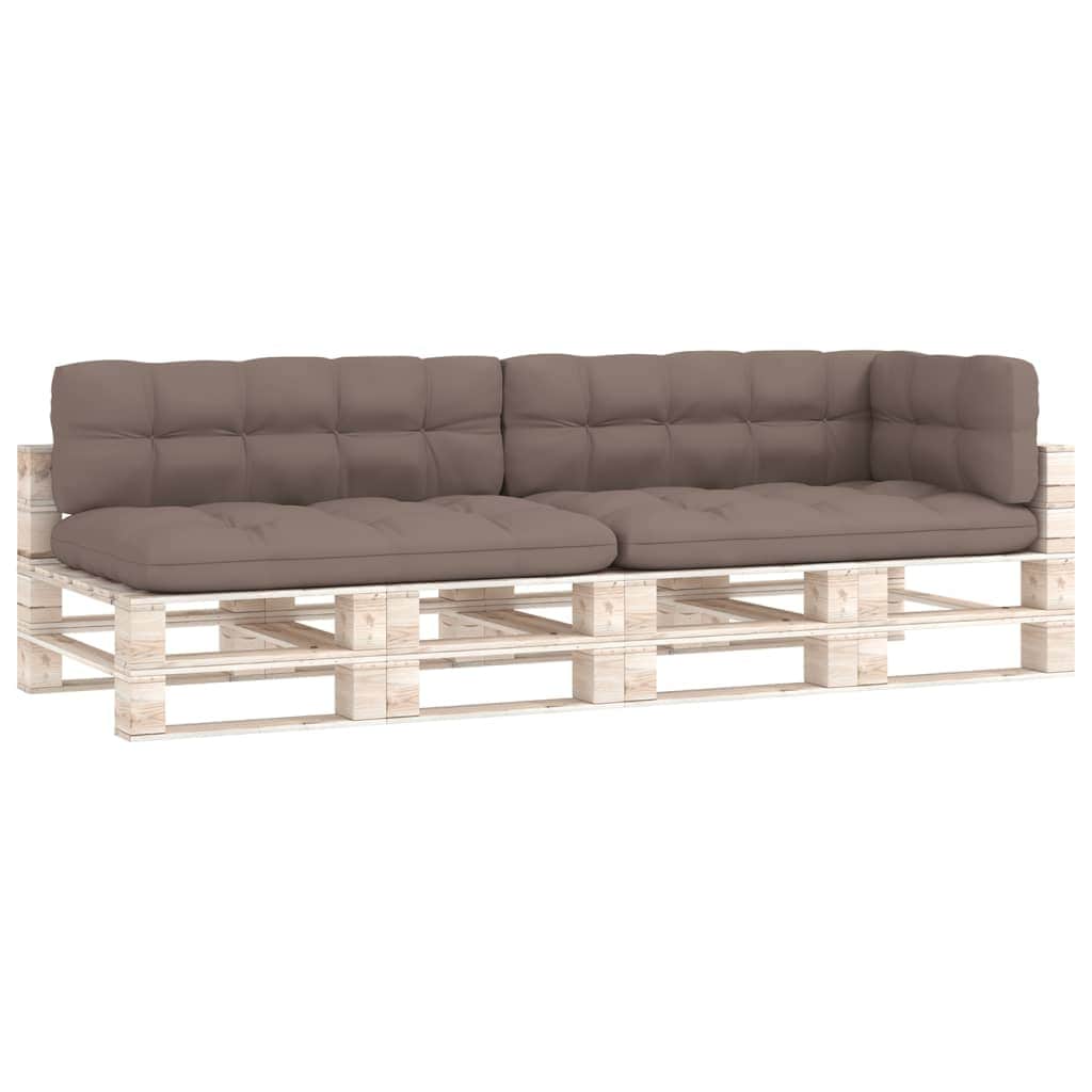 Blaast op Kauwgom duidelijkheid vidaXL Pallet Sofa Cushions 5 pcs Taupe - 47.2" x 15.7" x 4.7" - Overstock  - 34539344