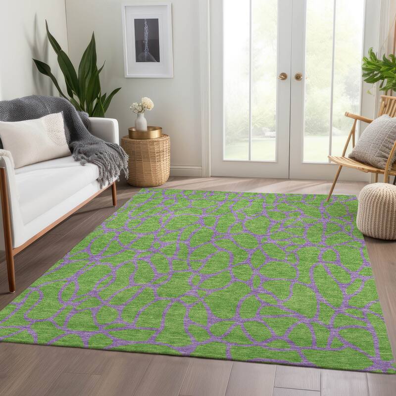 Premium Washable Super Soft Contemporary Macy Mayfield Rug