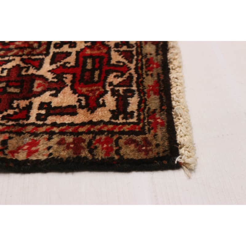 ECARPETGALLERY Hand-knotted Melis Red Wool Rug - 4'7 x 8'3