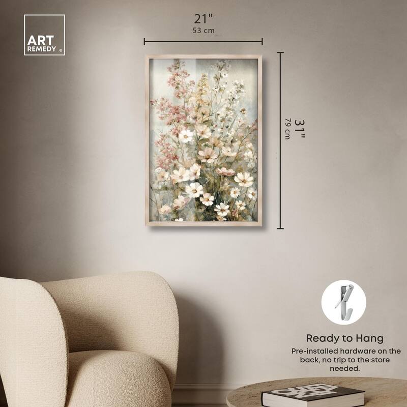 Heirloom Blossoms I Shadowbox by Art Remedy
