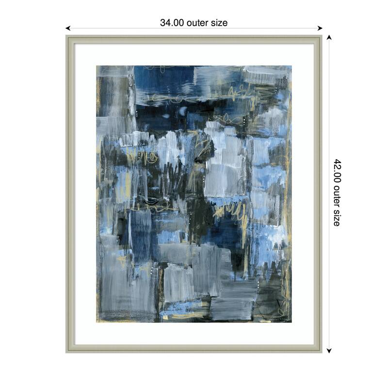 Kate and Laurel Framed Art Thunder Only Happens When its Raining by Leah Nadeau