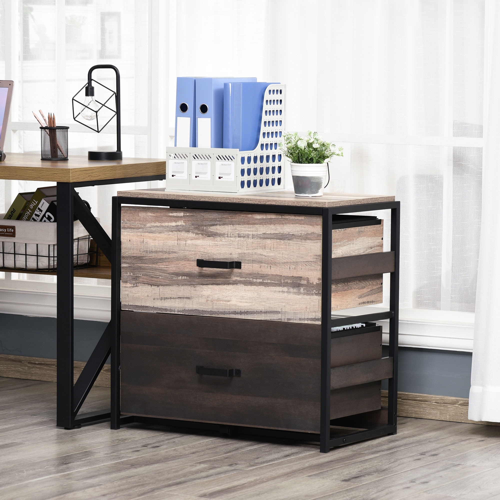 2 drawer hanging file cabinet cheap