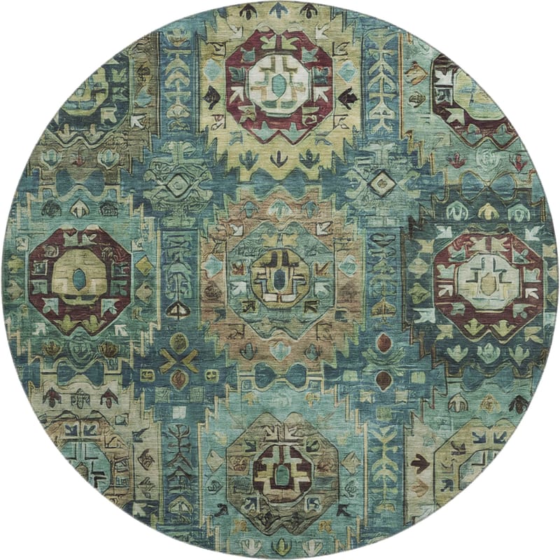Premium Washable Super Soft Traditional Global Mayfield Rug