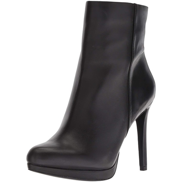 nine west quanette platform booties