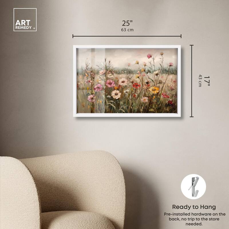 Vintage Blooms I Shadowbox by Art Remedy