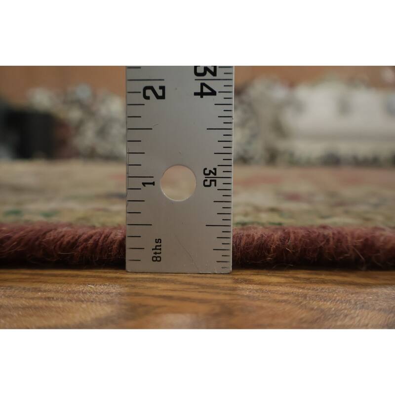 Hand Knotted Oriental 100% Wool Carpet Traditional All-Over Red Sumak Area Rug - 6' 2'' X 4' 0''