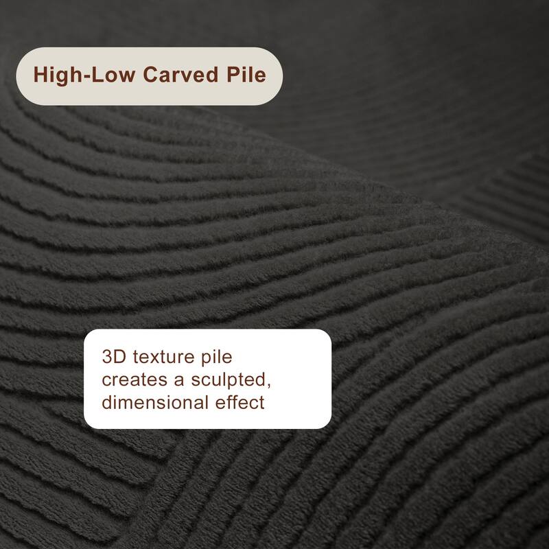 ECARPETGALLERY Elion Modern Machine Washable Area Rug