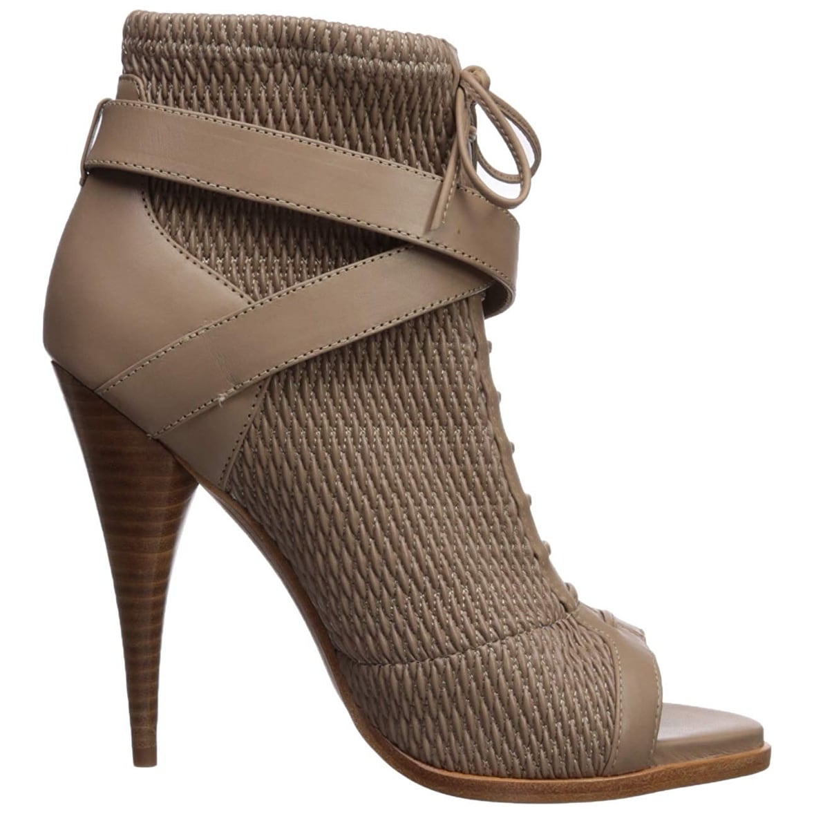 BCBGMAXAZRIA Womens Gia Peep Toe Bootie Ankle Boot BCBGMAXAZRIA Womens Gia Peep Toe Bootie Ankle Boot