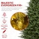 preview thumbnail 24 of 57, Glitzhome 7.5ft/9ft/11ft Pre-Lit Green Full Fir Artificial Christmas Tree with 1800/2450/3200 LEDs Simple Setup