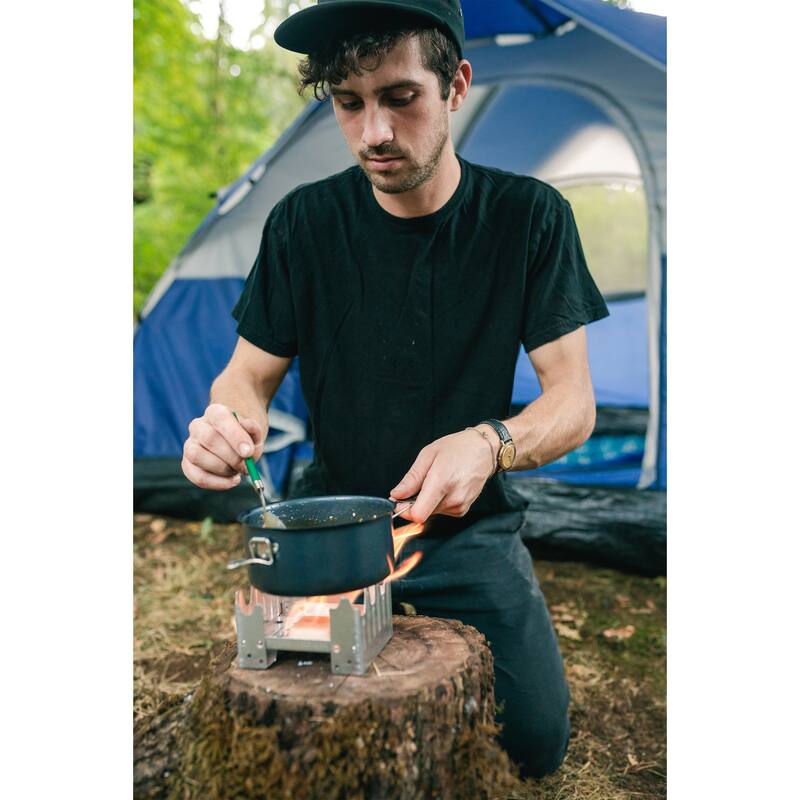 Stansport Portable Fold-a-Stove - Silver