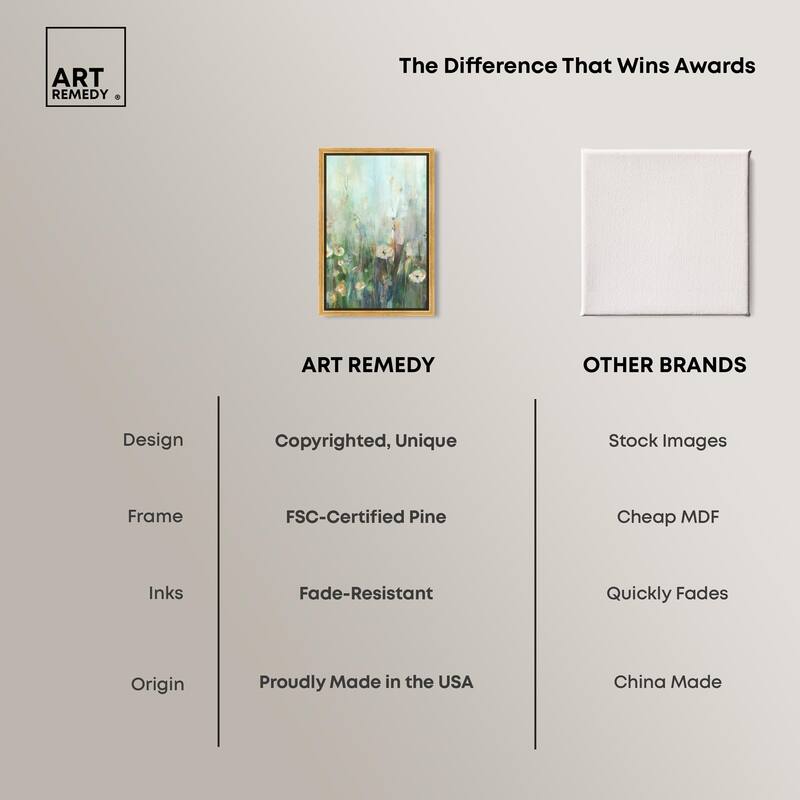 Harmony Green II Canvas by Art Remedy