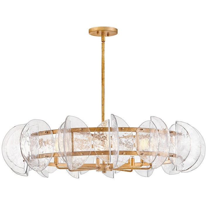 Fredrick Ramond FR41926 Seraphina 8 Light 40" Wide LED Ring Chandelier