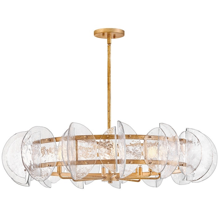 Fredrick Ramond FR41926 Seraphina 8 Light 40" Wide LED Ring Chandelier