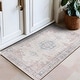 preview thumbnail 71 of 79, World Rug Gallery Vintage Bohemian Machine Washable Non Slip Area Rug 2' x 3' - Beige - Rectangle