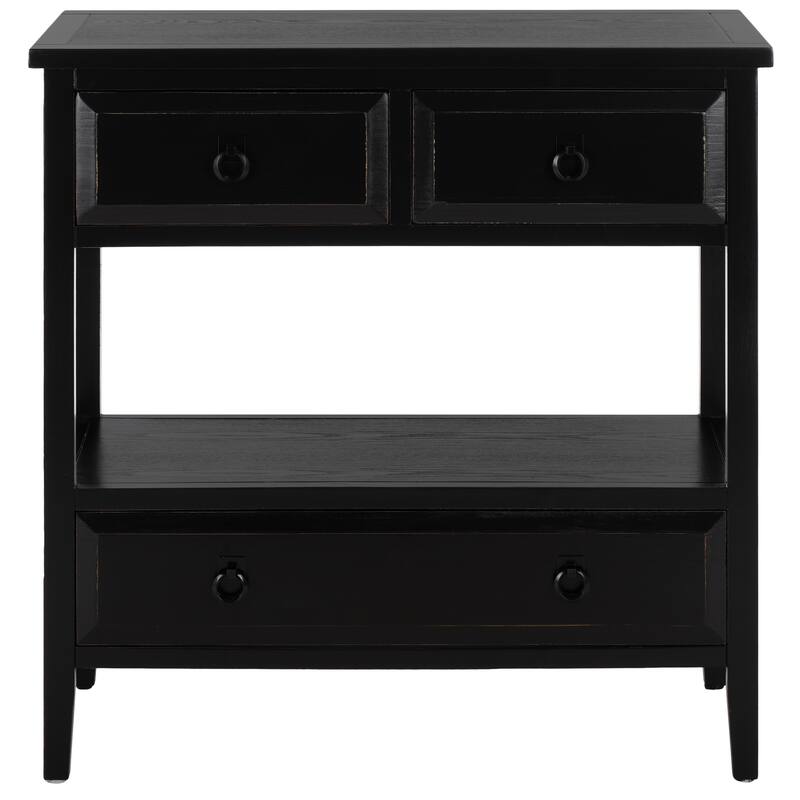 SAFAVIEH Jelica Black Storage Sideboard - 32" x 15" x 32.1" - 32Wx15Dx32H