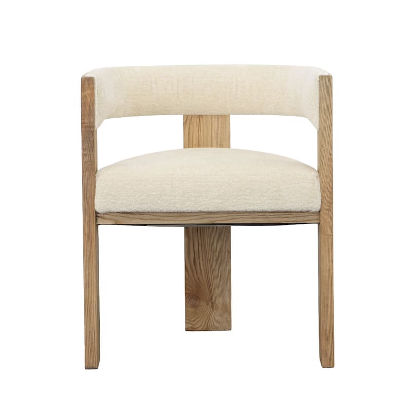 Nathan Ash Wood Upholstered Dining Chair