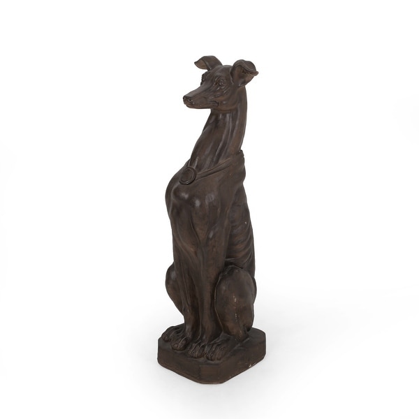 Brandbury Greyhound Dog Statue by Christopher Knight Home. Opens flyout.