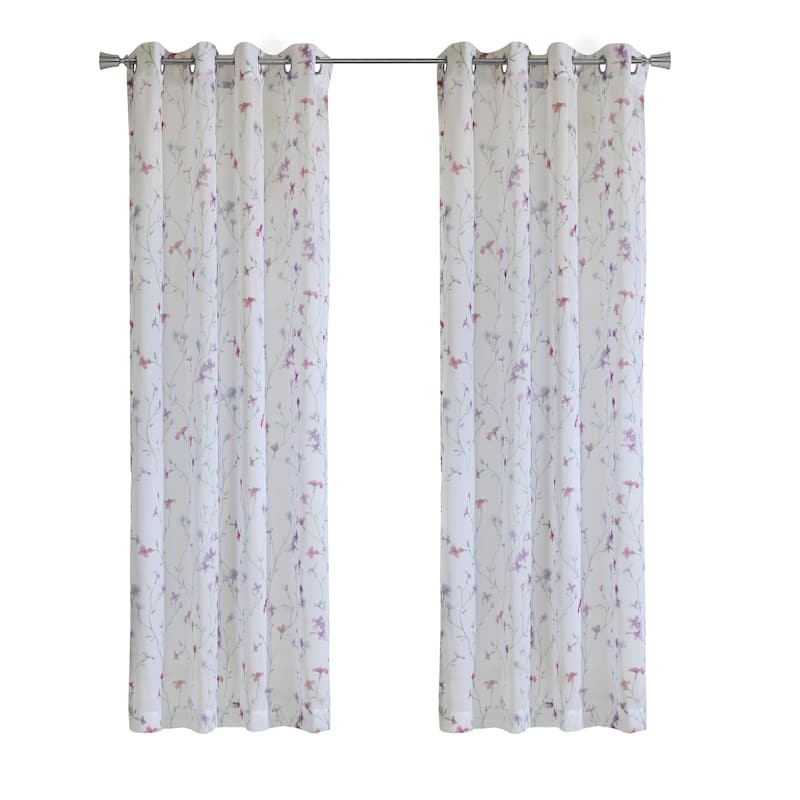 Hazel Sheer Grommet Curtain Panel