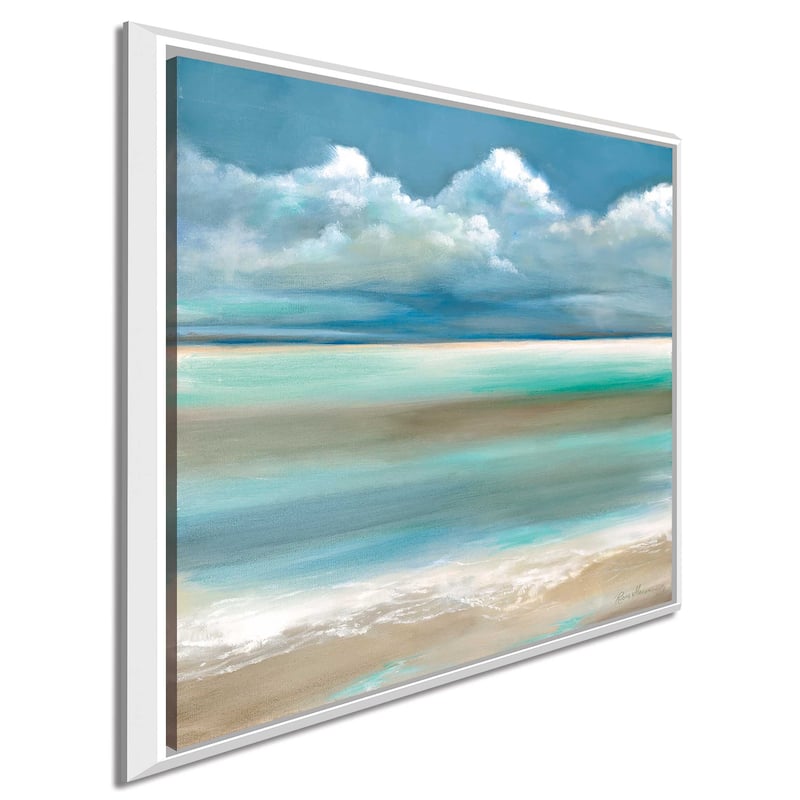"Tranquility" by The Sea I" by Ruane Manning Print on Floating Canvas