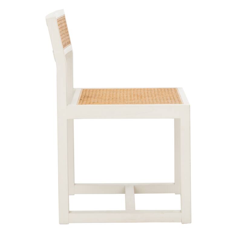 SAFAVIEH Yvonne Cane Dining Chair - 22.2" x 17.5" x 30.7" - 22Wx18Dx31H