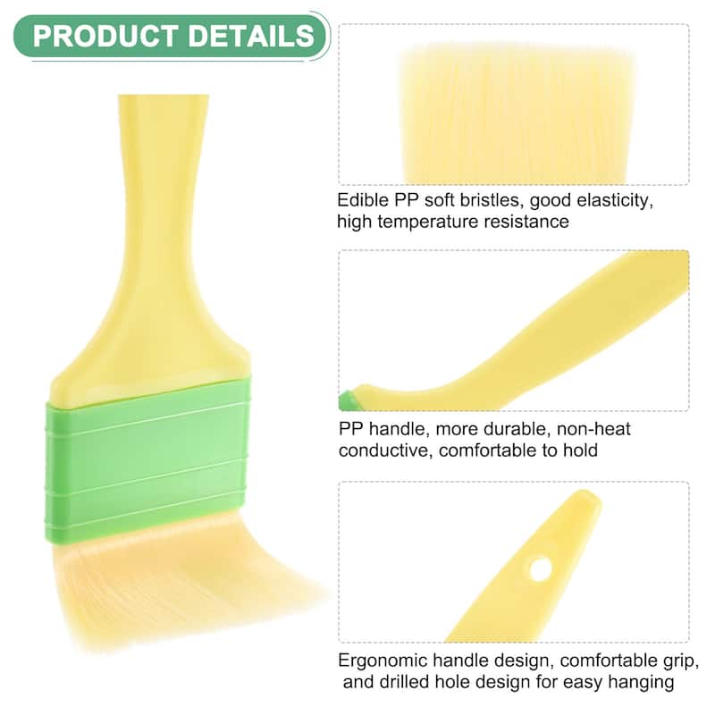 2-Pack Pastry Brush, Soft Basting Brush for Cooking - 1.96"
