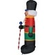 preview thumbnail 15 of 14, Fraser Hill Farm 10-Ft. Tall Traditional Nutcracker, Blow Up Inflatable with Lights and Storage Bag