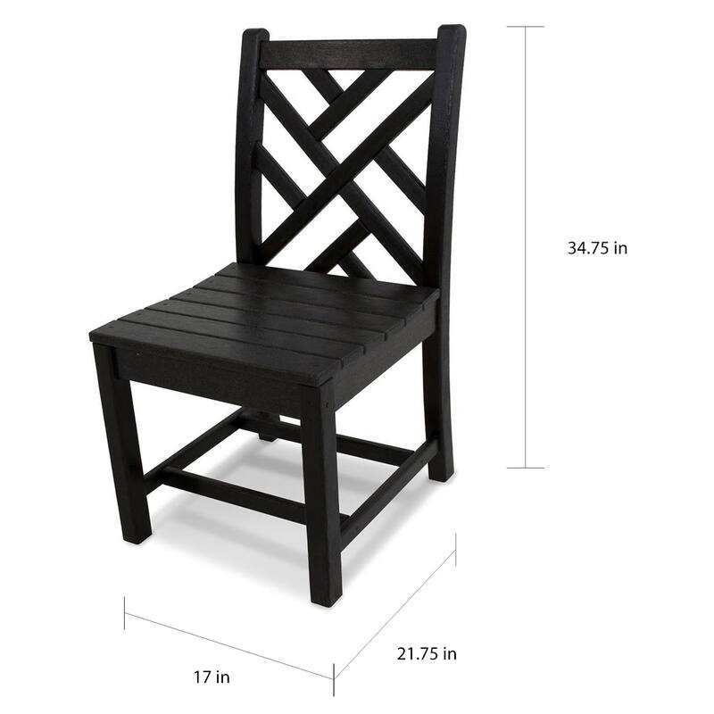 POLYWOOD Chippendale Outdoor Dining Side Chair