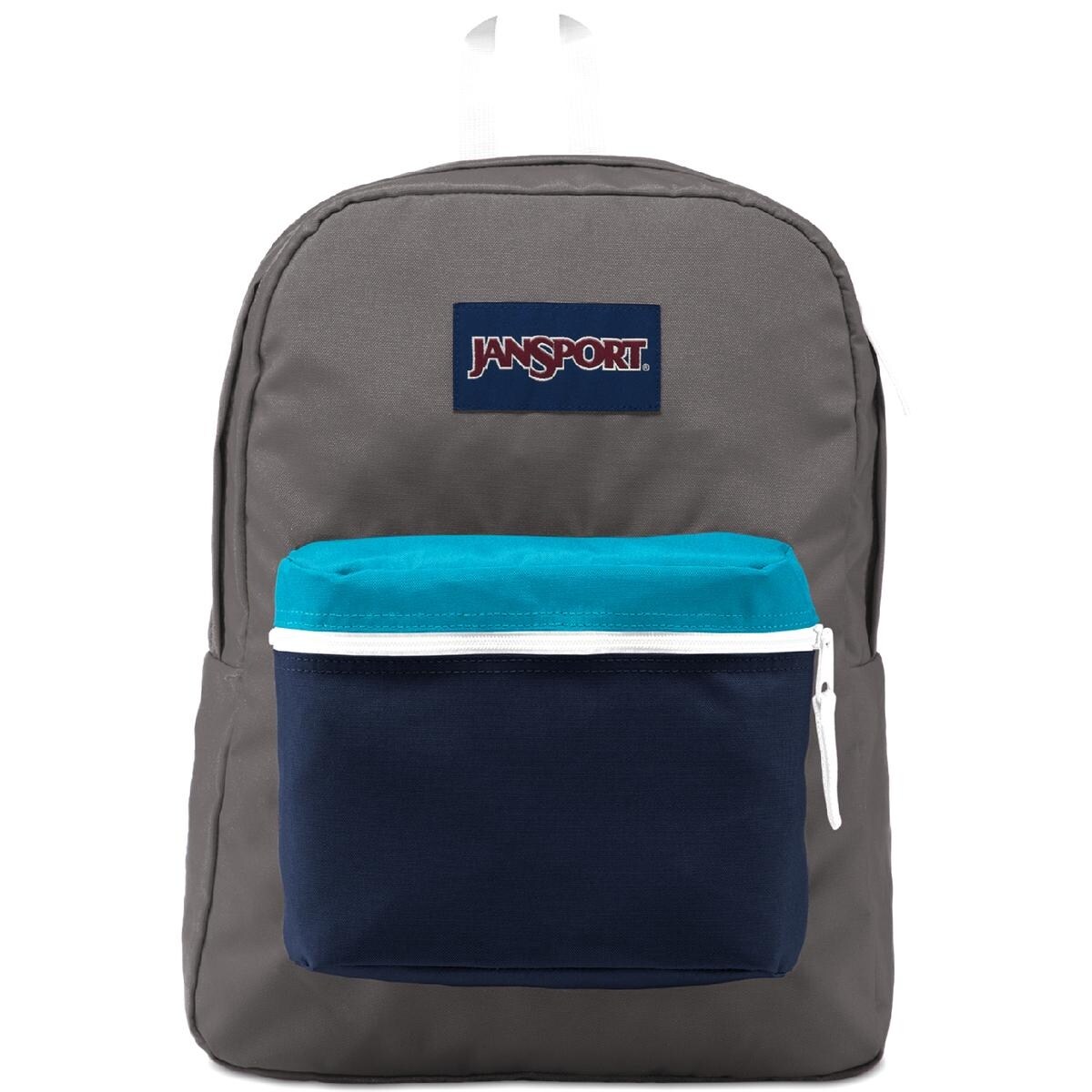 jansport color block backpack