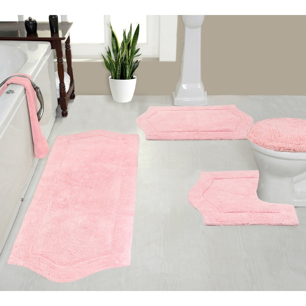 Memory Foam Bath Mat Blue/Pink/Light Blue/Light Pink Square Soft