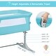 preview thumbnail 9 of 39, Travel Portable Baby Bed Side Sleeper Bassinet Crib with Carrying Bag - 38" x 19.5"-27.5" x 26.5"-34" (L x W x H)