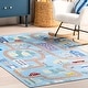 preview thumbnail 21 of 20, Nuloom Chalea SpinClean Kids Town Machine Washable Area Rug