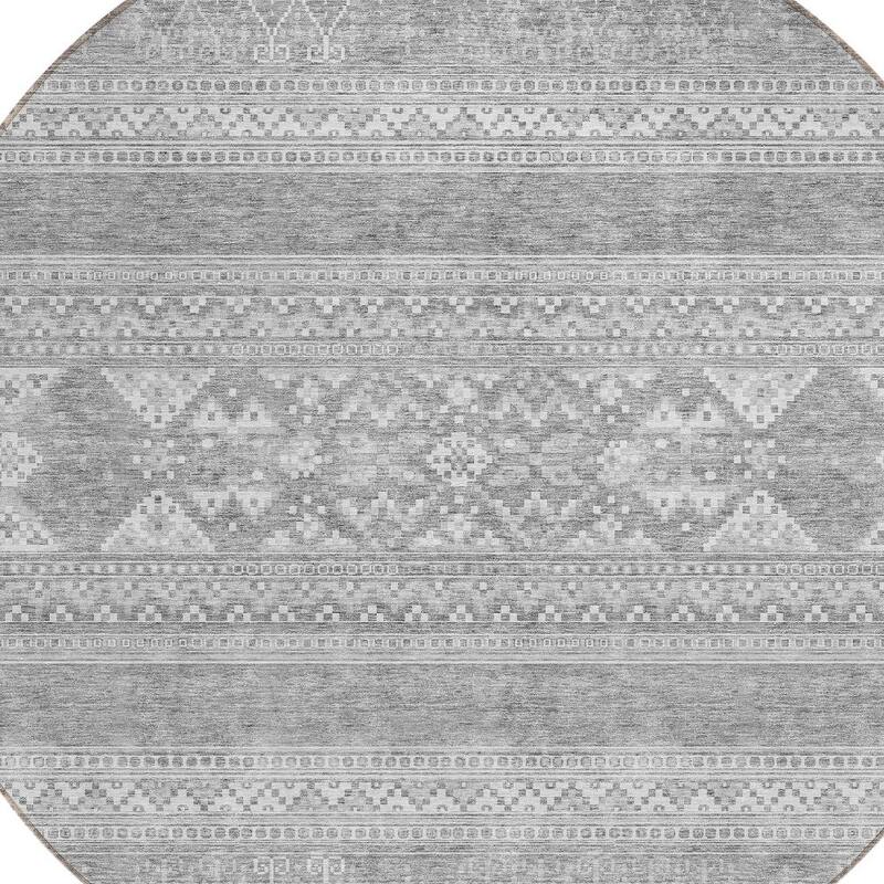 HomeRoots Southwestern Transitional Rectangle Outdoor Rug