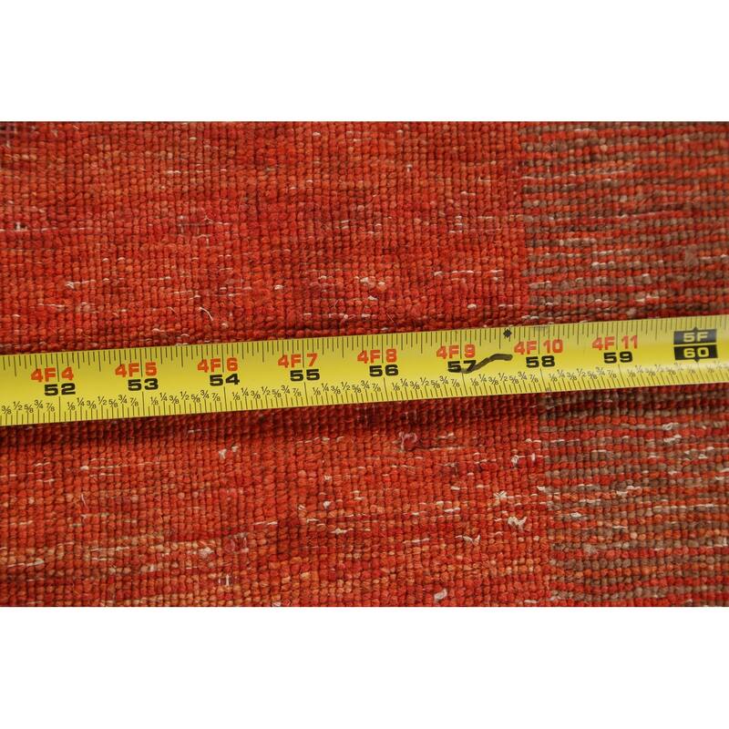 Modern Gabbeh Kashkoli Runner Rug Wool Hand-knotted Oriental Carpet - 2'8" x 8'8"